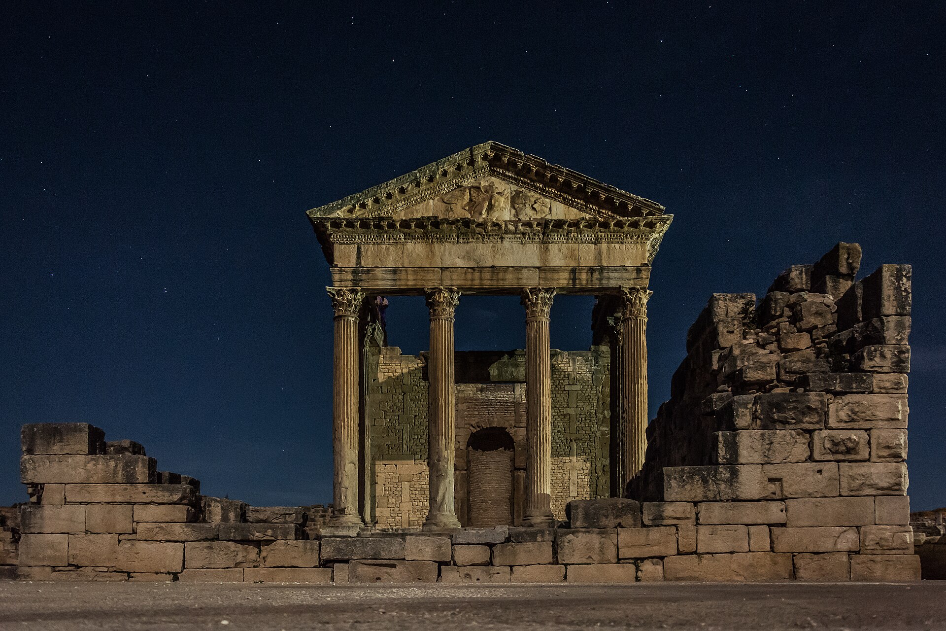 The Capitol of Dougga - UNESCO World Heritage Site, Tunisia