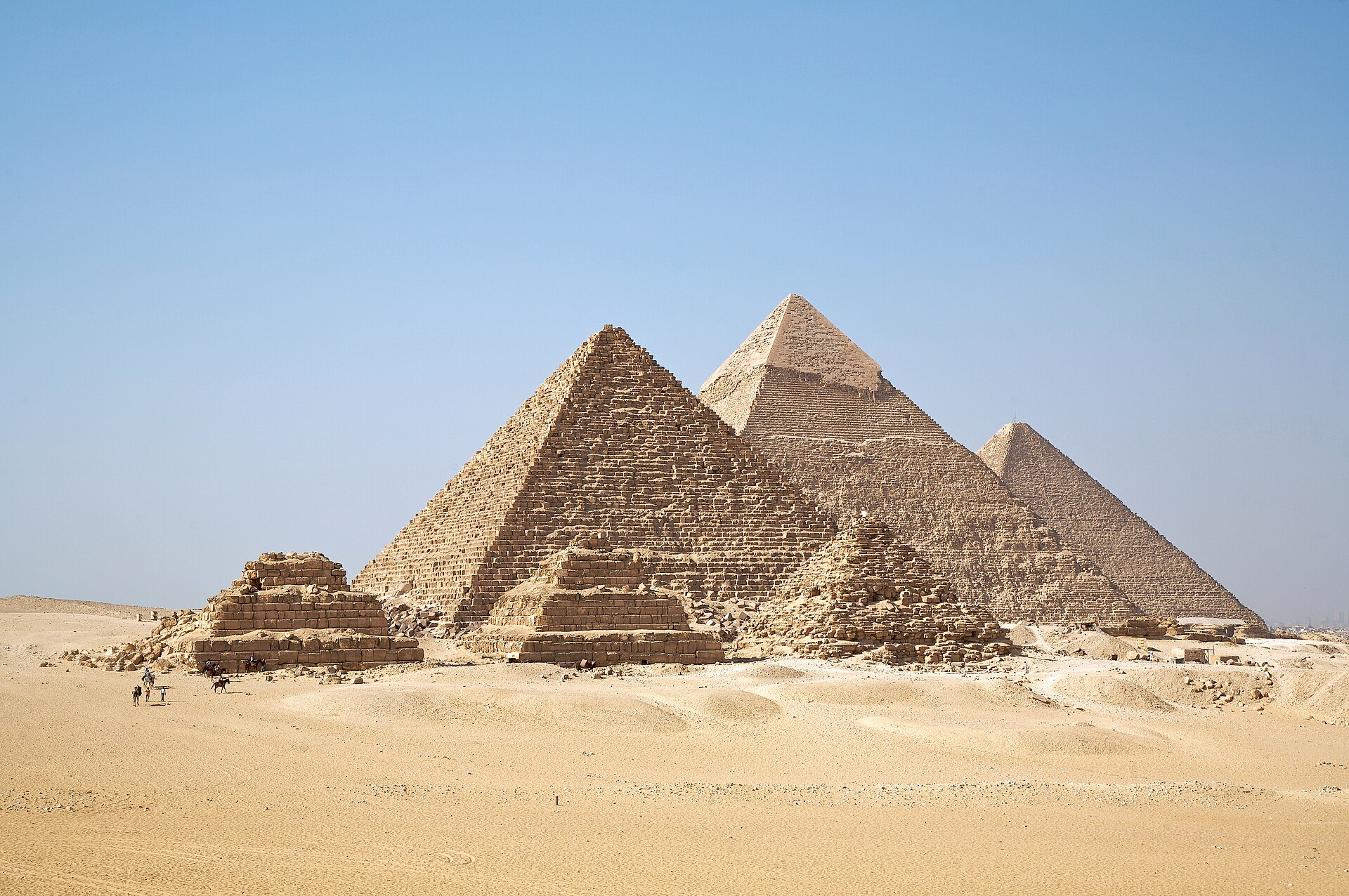 The Pyramids of Giza, part of Memphis and its Necropolis - UNESCO World Heritage Site, Egypt
