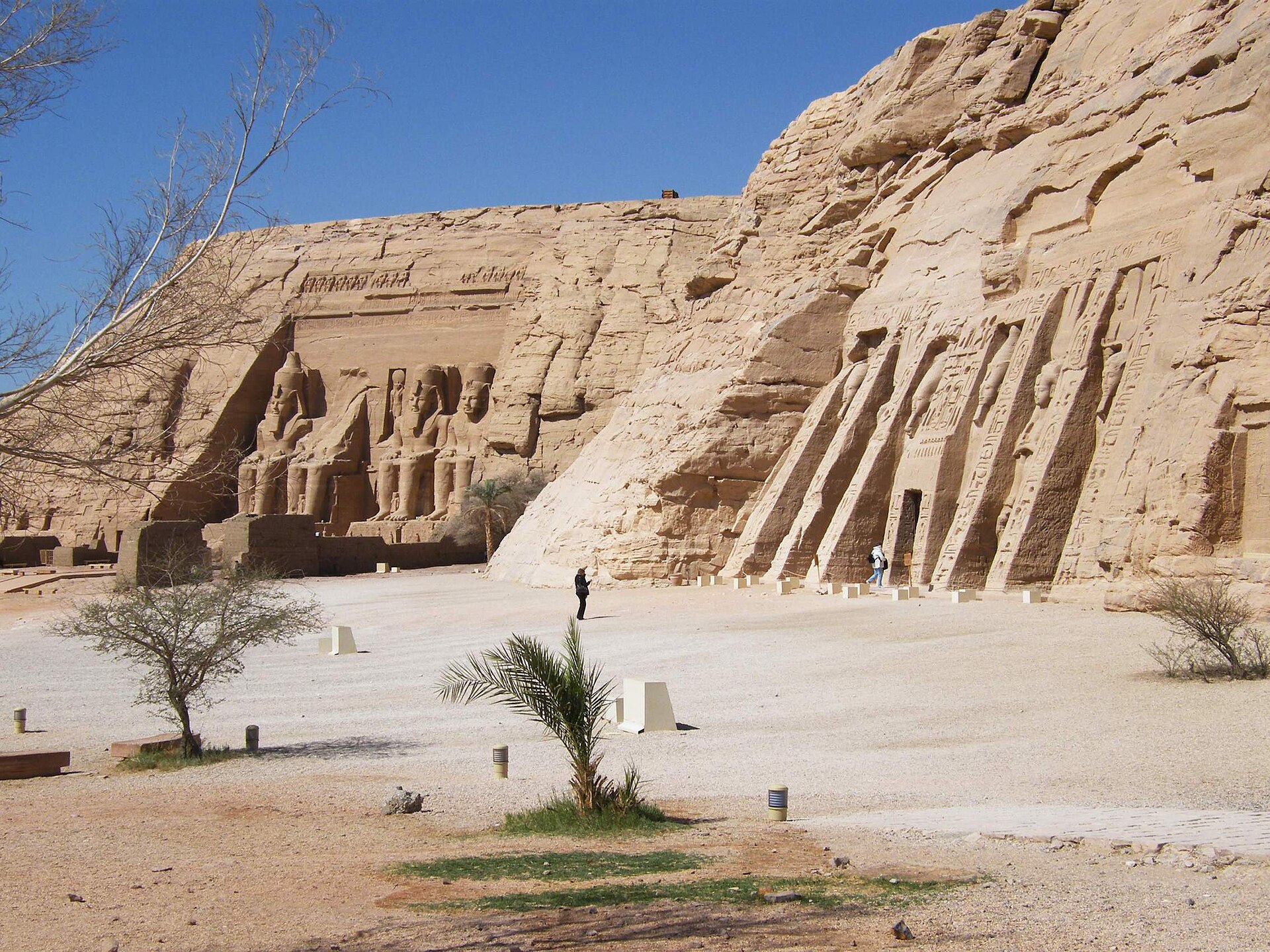 The colossal rock temples of Abu Simbel, part of the Nubian Monuments - UNESCO World Heritage Site, Egypt