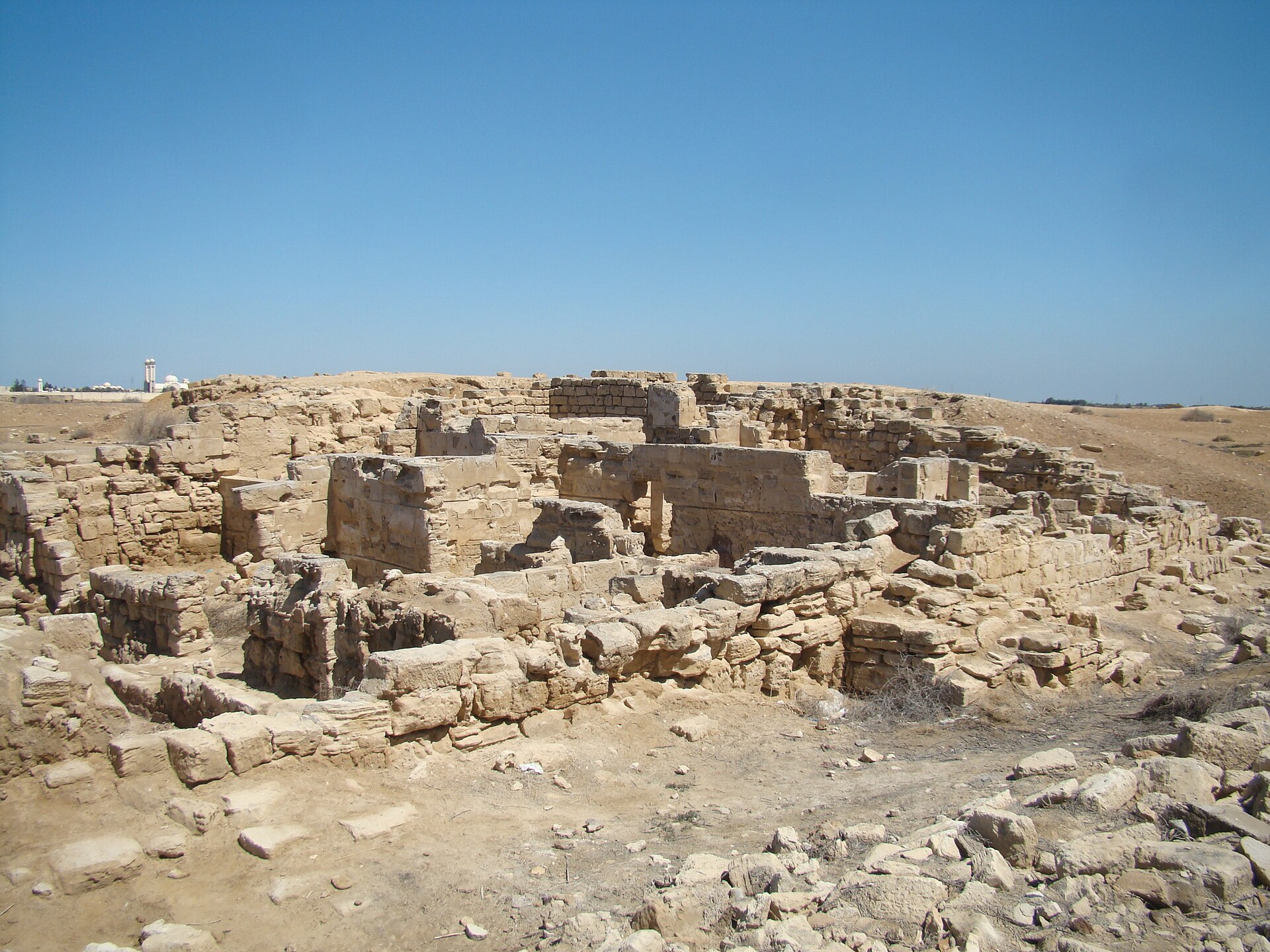 The religious complex and ruins of the early Christian pilgrimage city of Abu Mena near Alexandria - UNESCO World Heritage Site, Egypt