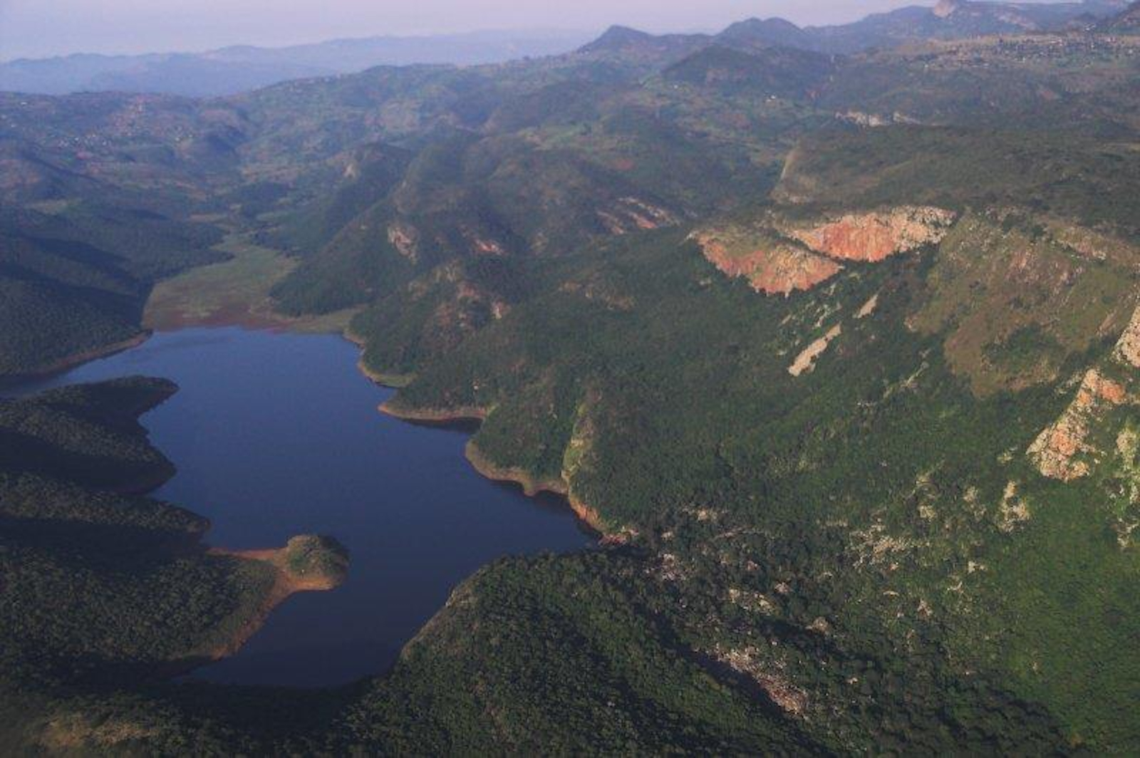 Sacred Lake Fundudzi in the Venda highlands