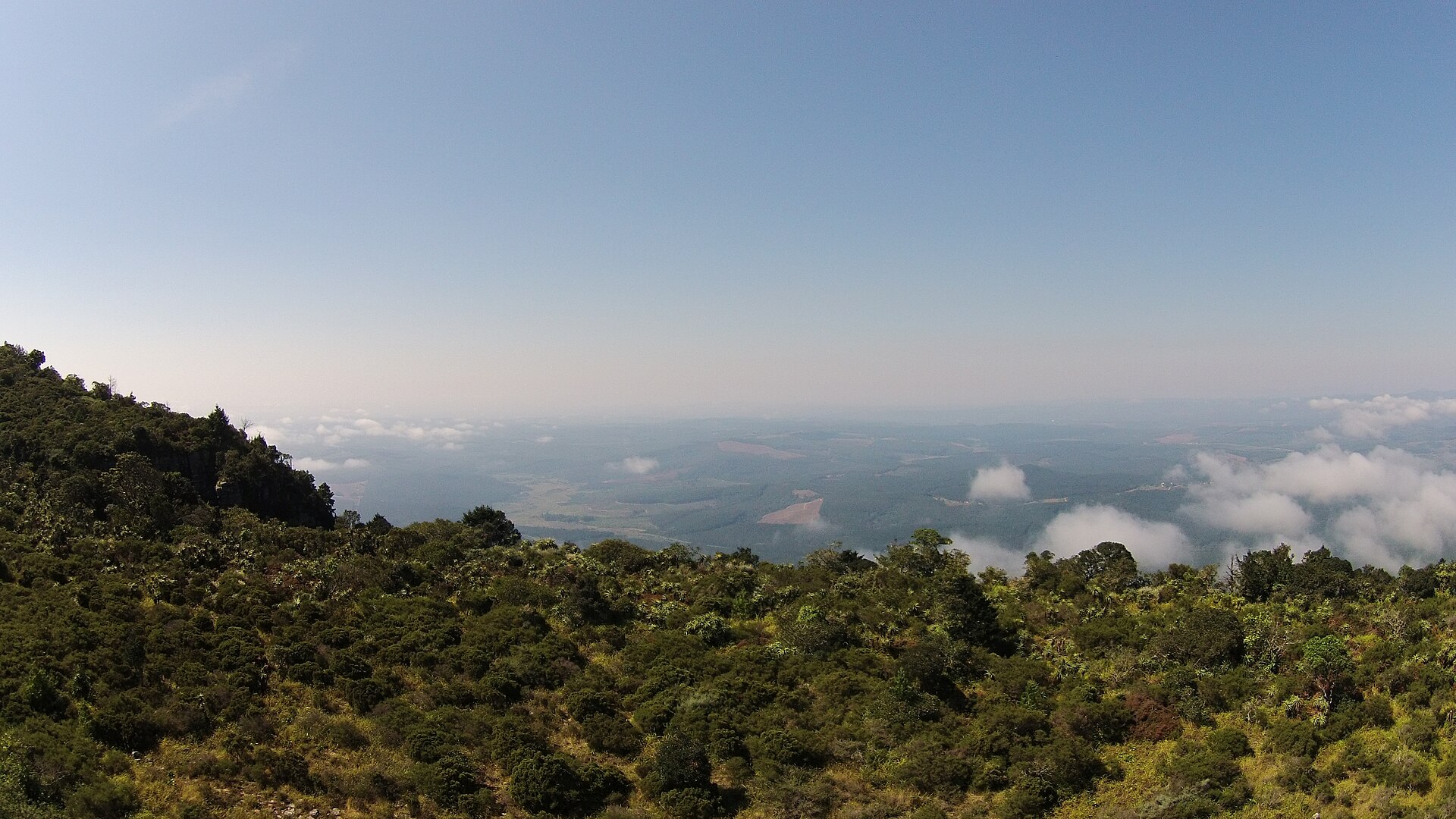 The view from God's Window over the Lowveld